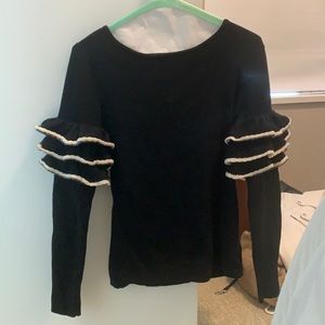 Ruffle sweater